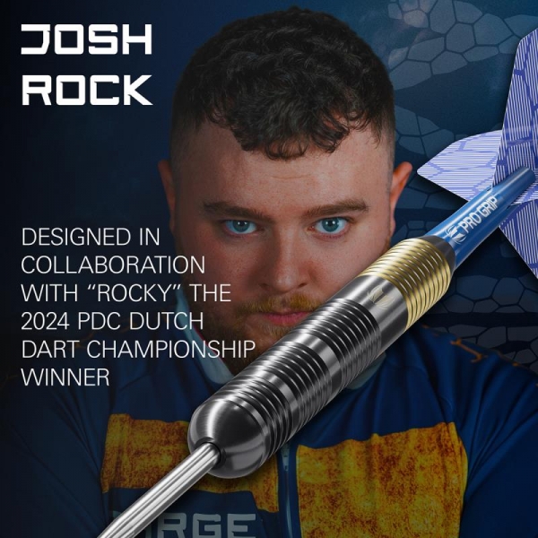 Steel Dartset (3 Stk.) Josh Rock Brass 22g 2025