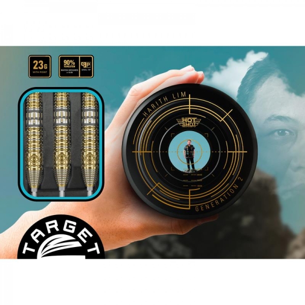Steel Tip Darts Harith Lim Hot Shoots GEN2 23G 2025