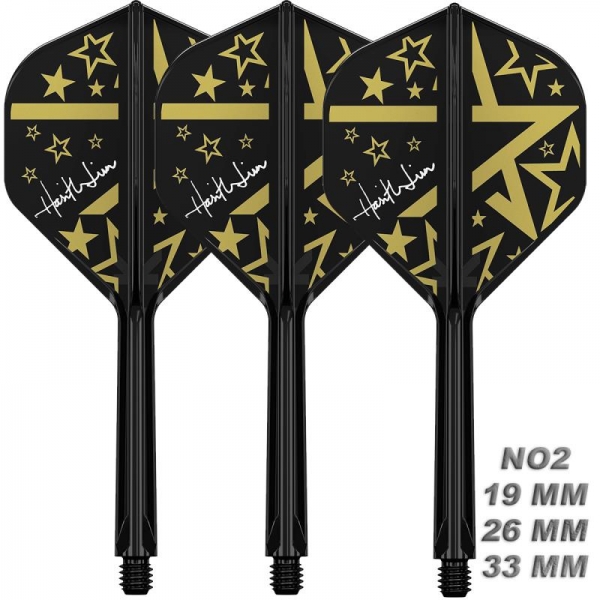 K-FLEX (3 Stk) Flight & Schaft (No 2) HOT SHOT Harith Lim