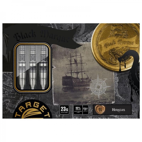 Steel Dart Set Black Marque Lite Heracles 90% – Japan Edition 2025