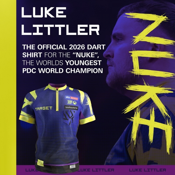 Dart T-Shirt Luke Littler, Spielershirt 2026