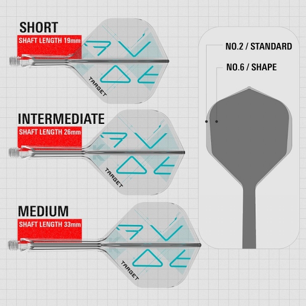 K-FLEX (3 pcs) Flight & Shaft (No 2) Rove