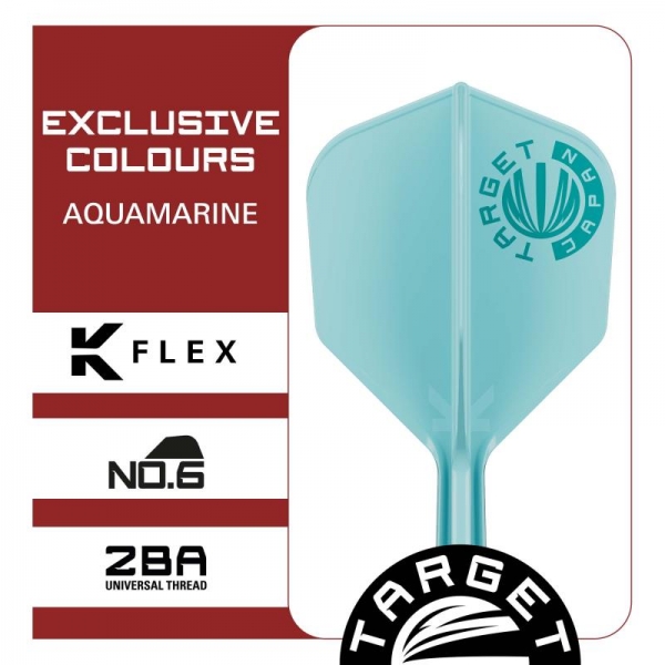 K-FLEX (3 pcs) Flight & Shaft No 6) Aqua  2025
