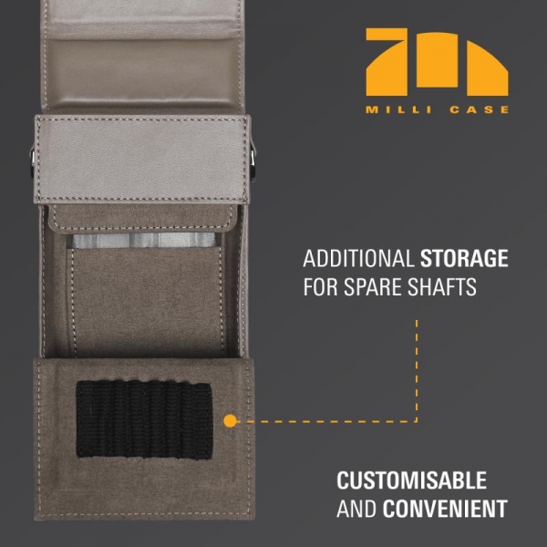 Darttasche Milli Case Grau