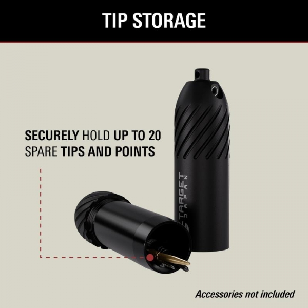 Dartspitzen Aufbewahrungsbox Aluminum Schlüsselanhänger schwarz