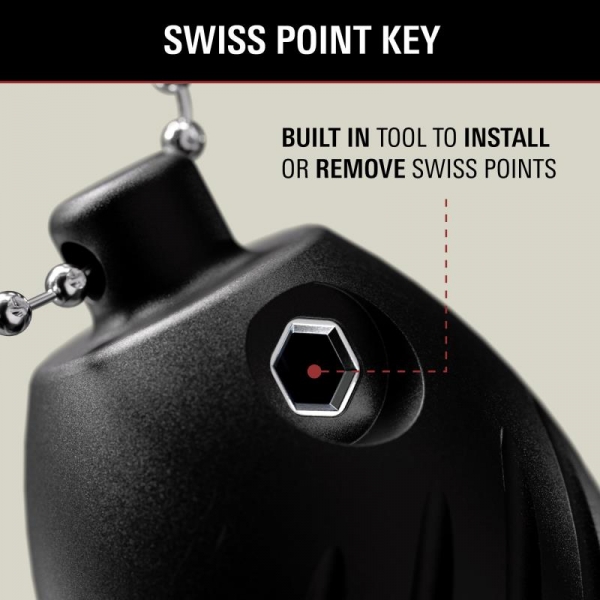 Dartspitzen Aufbewahrungsbox Aluminum Schlüsselanhänger schwarz