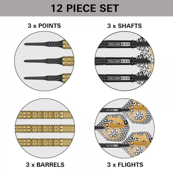 Soft Dartset (3 Stk) Bolide Envy 10 90%
