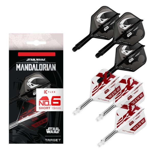 K-FLEX (3 pcs) Flight & Shaft Starwars Mandalorian (No6) Gift Set 2026