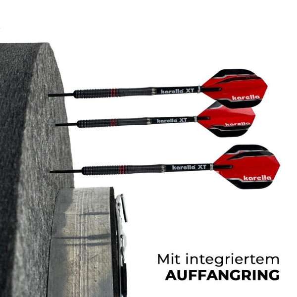Schallschutz Ultimo Ø69 cm für Steeldartboards - Silencer mit integriertem Surround & Auffangring