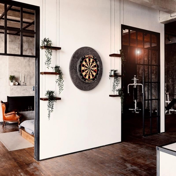 Schallschutz Ultimo Ø69 cm für Steeldartboards - Silencer mit integriertem Surround & Auffangring