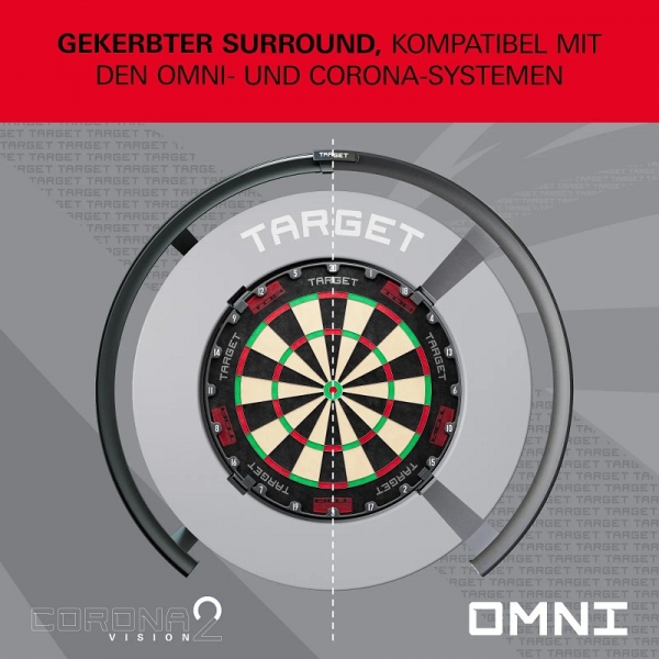 Target Notched Surround – Grau