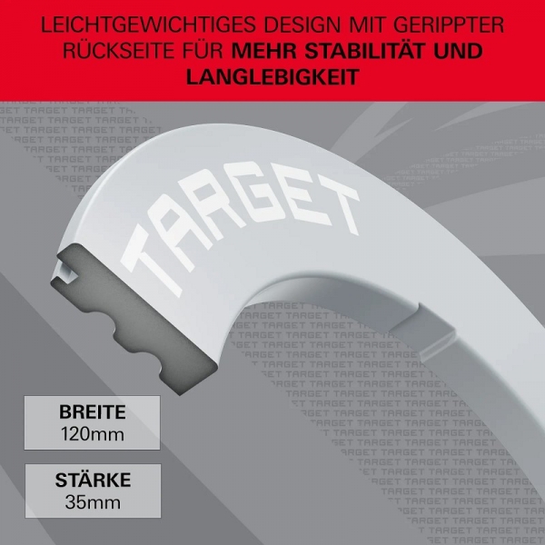 Target Notched Surround – Grau