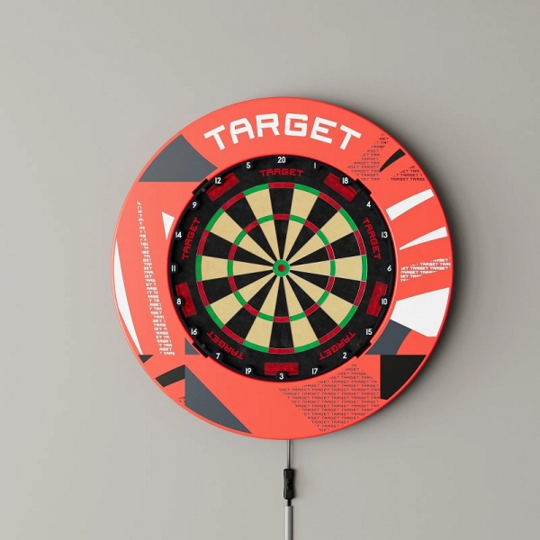 Target Patterned Notched Surround – Rot