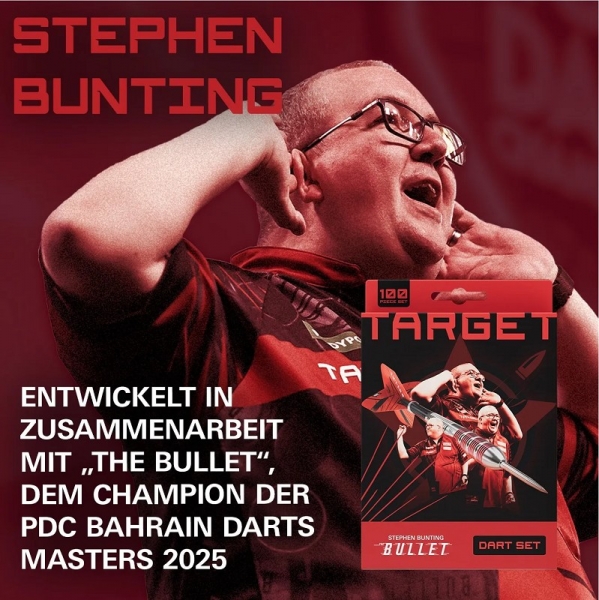 Target Stephen Bunting 100-teiliges Messing-Dartset – 22 g