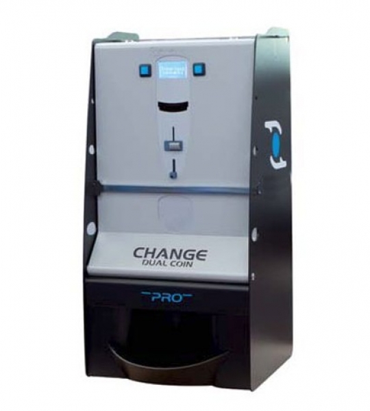 Dualcoin Pro changes banknotes & coins to coins and tokens