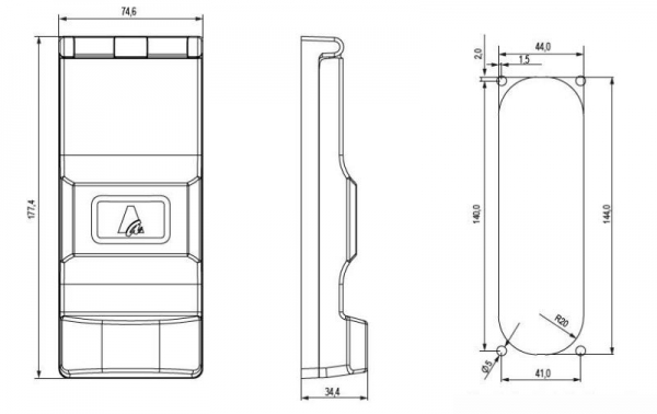 Protection cover for frontplate