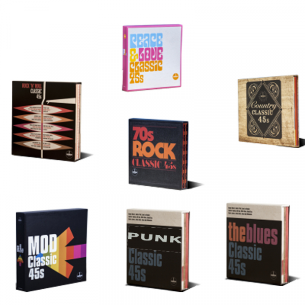Vinyl Pack Set 70 x Vinyl 7" Singles mit Titelkarten