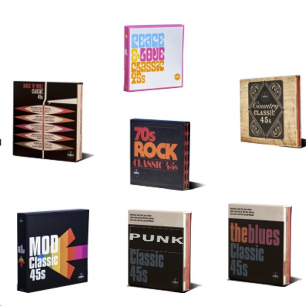 Set 70 x  Vinyl 7" Singles mit Titelkarten