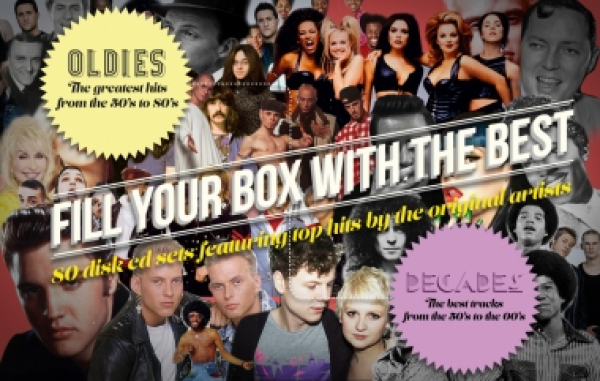 Set 80 x CD´s Oldies mit Titelkarten