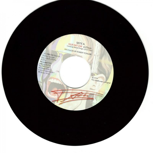Falco Single Vinyl 7" NUR MIT DIR & HOCH WIE NIE
