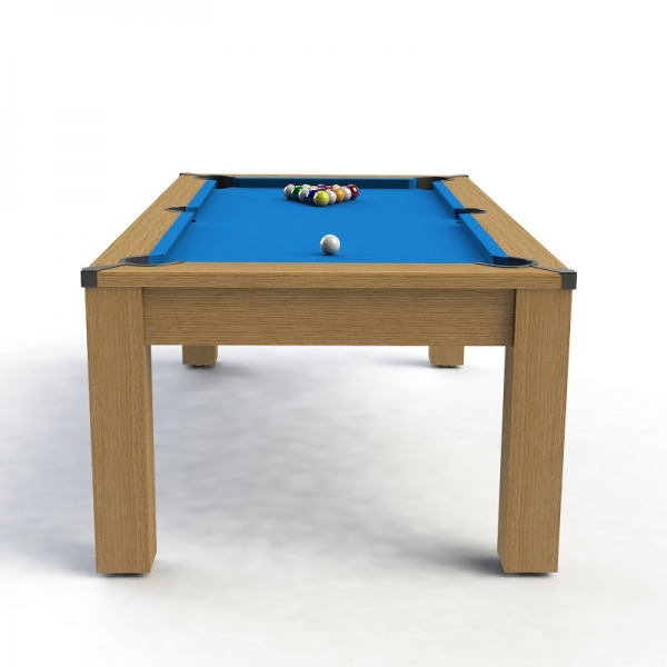 Billardtisch American Pool Tethys 7 ft helles Eichenholz