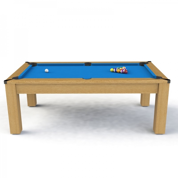 Billardtisch American Pool Tethys 7 ft helles Eichenholz