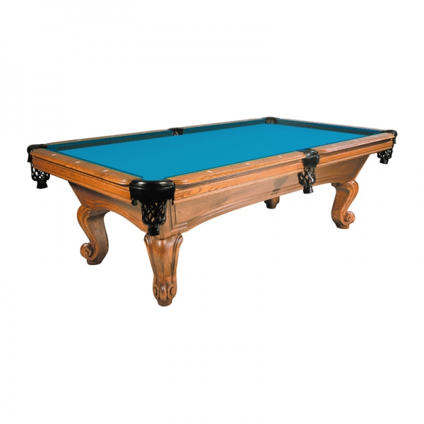 Pool Billardtisch Dragon Carved 8ft Eiche Spielfläche 224 x 112 cm