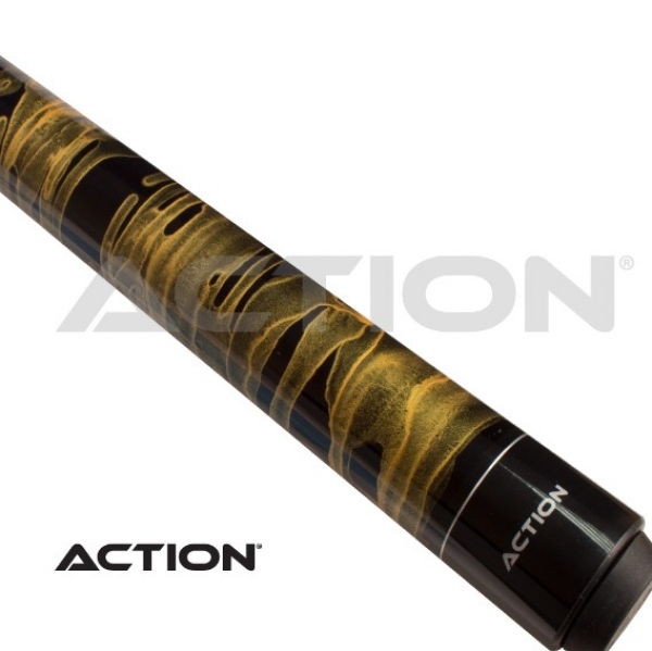 Pool Queue 2-tlg. Value / gold / Klebleder 13 mm / L:148 cm