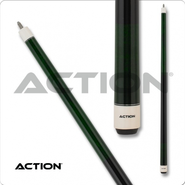 Pool Queue 2-tlg. Green Pro Klebleder 13 mm, L:145 cm