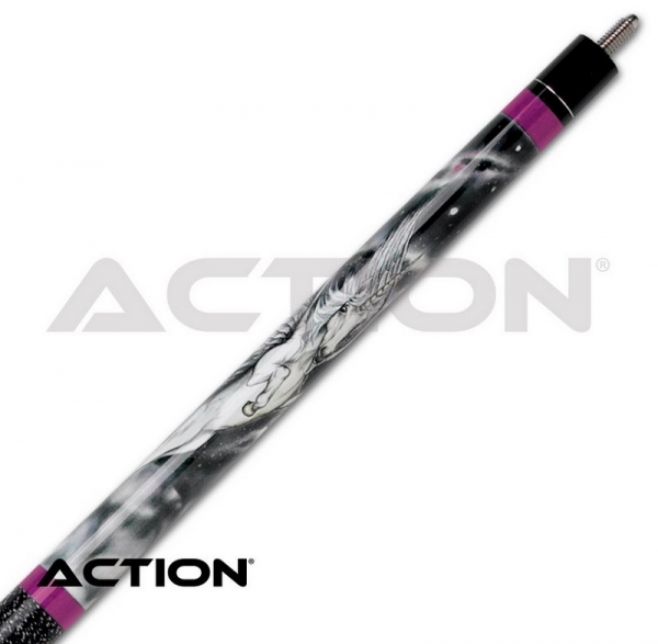 Pool Queue 2-tlg. Action Adventure / Klebleder 13 mm / L:148 cm