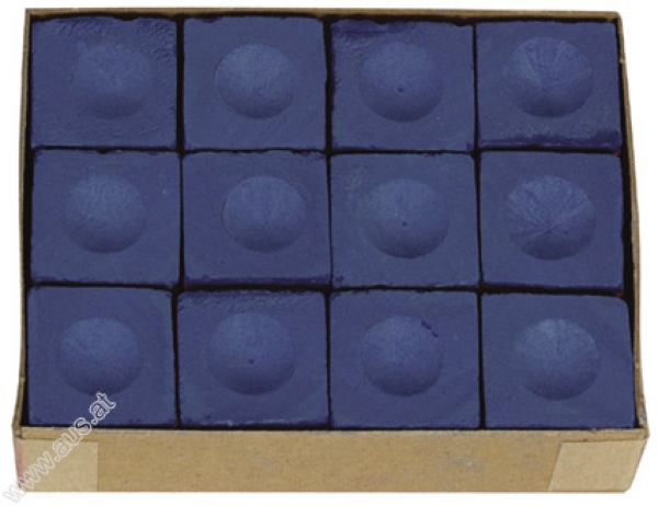 Billard Kreide Buffalo Blau 12 Stück