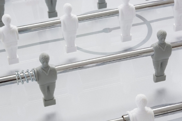 Football Table Garlando G500 Sandblasted Glass Playfield