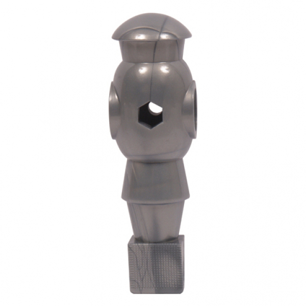 Spielerfigur grau, Spielerstangen Durchmesser 16 mm, 11 Stück