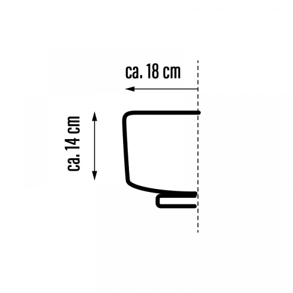 Kunststoff Glas für Pistazienautomat Nr.5