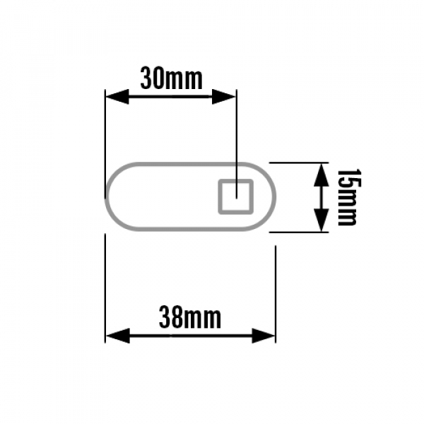 Venia Sicherheits Schloß Serie 25 Stück, mit 5 Zylinderschlüssel KA, Länge 22,3 mm - 7/8"