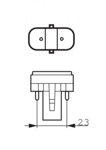 Energiesparlampe 7W 41-827 G23