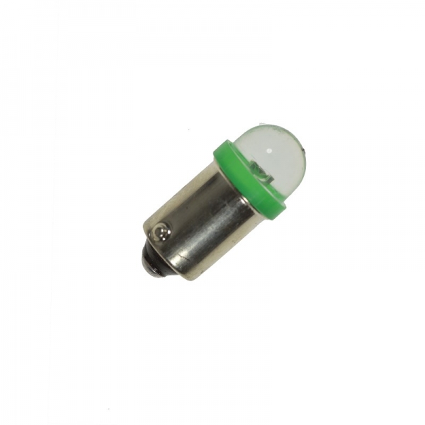 Flipper LED BA9S 6,3 Volt AC klare runde kurze Linse 90°