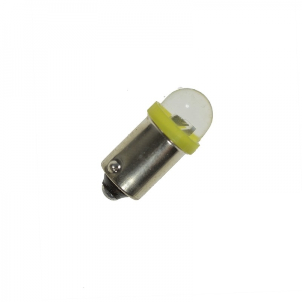 Flipper LED BA9S 6,3 Volt AC klare runde kurze Linse 90°