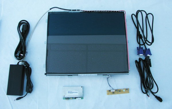 19" LCD TFT Monitor mit Touchscreen