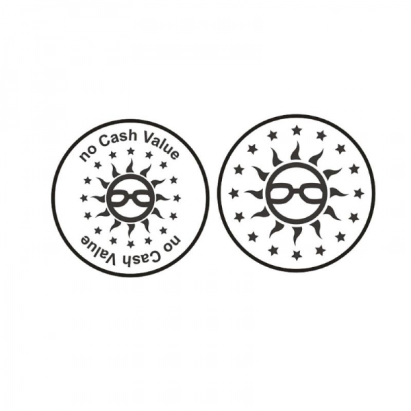 Token sun 25 x 1,85 mm brass 500 pcs.