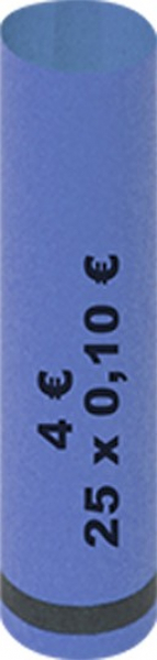 Coin sleeves for coin counting devices or for manual filling 50 x 0,10 Euro