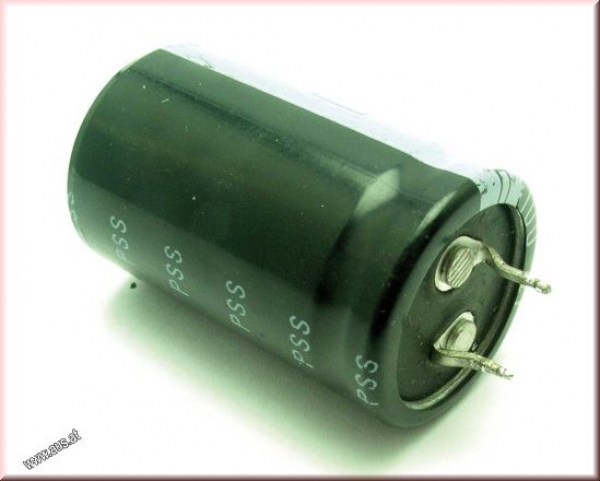 electrolytic capacitor 100µF 450 Volt