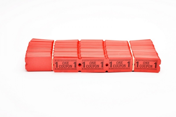 Tickets für Ticketdispenser L=51mm B=29,5mm D=0,26mm