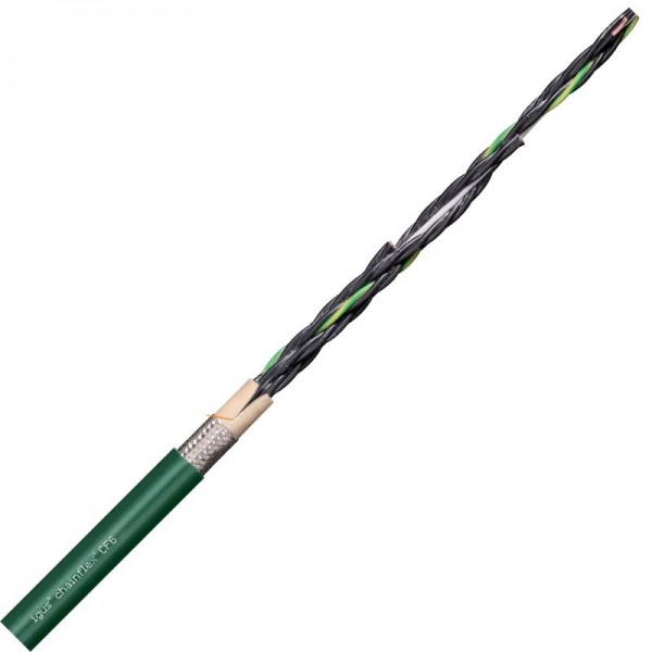 Kabel geschirmt 4x24AWG  PVC dunkelgrau 300V