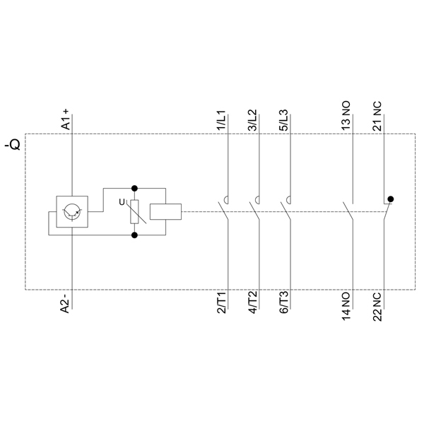 Siemens 3RT2046-1KB40 Leistungsschütz 3 Schließer 1000 V/AC