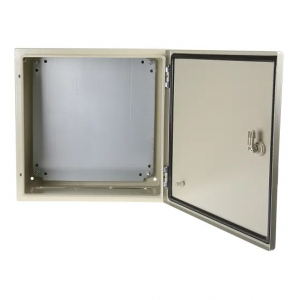 PRO Stahl Wandgehäuse RAL 7032 IP66 400 mm x 400 mm x 200mm