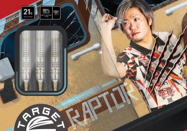 Steel Darts Premiere Serie Raptor George Nishitani G5 90% SP