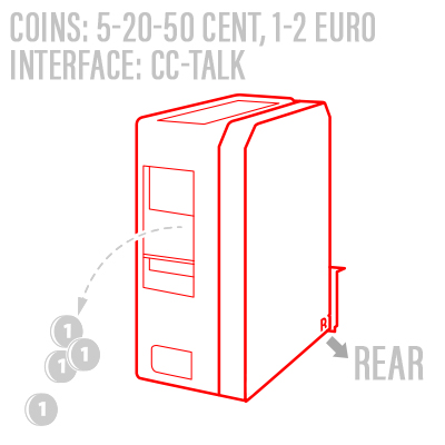 NEW Money Controls Universal Hopper MK4 - Part Number HUM4STXX01064, Cash Handling Equipment