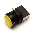 Pushbutton Sega round yellow Part-No. 5095560-Y