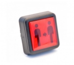 Start button red illuminated 56 x 56 mm for dart machine